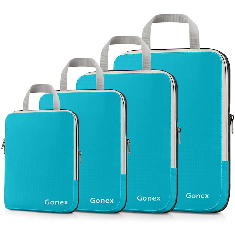 Gonex 4-Piece Compression Packing Cubes for $36