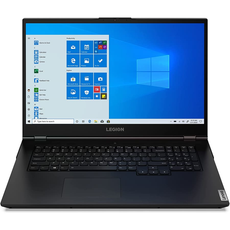 Lenovo Legion 5i Comet Lake i7 17.3" FHD 144Hz Laptop for $1,300
