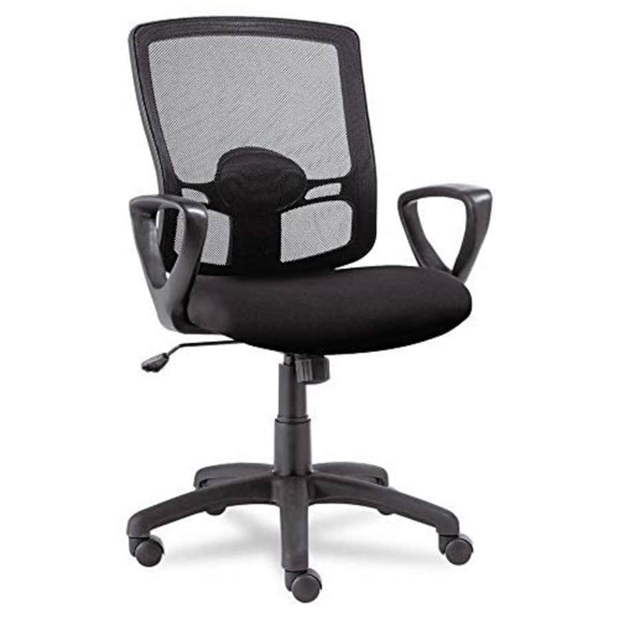 Alera ALEET42ME10B Alera Etros Series Mesh Mid-Back Swivel/tilt Chair, Black for $89