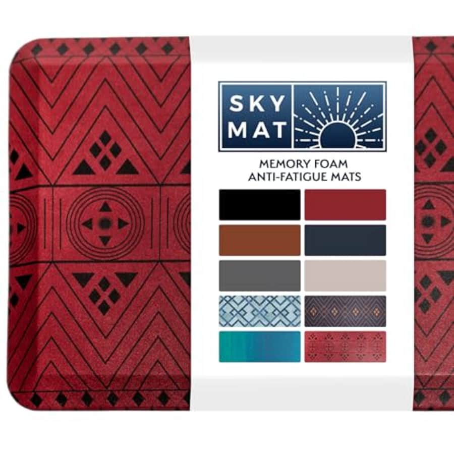 Sky Solutions Anti Fatigue Floor Mat - 3/4" Thick Cushioned Kitchen Rug, Standing Desk Mat - for $43 Sky Solutions Anti Fatigue Floor Mat - 3/4" Thick Cushioned Kitchen Rug, Standing Desk Mat - for $43