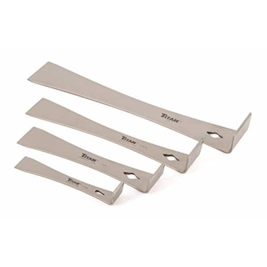 Titan 17009 4-Piece Stainless Steel Pry Bar Scraper Set for $44 Titan 17009 4-Piece Stainless Steel Pry Bar Scraper Set for $44