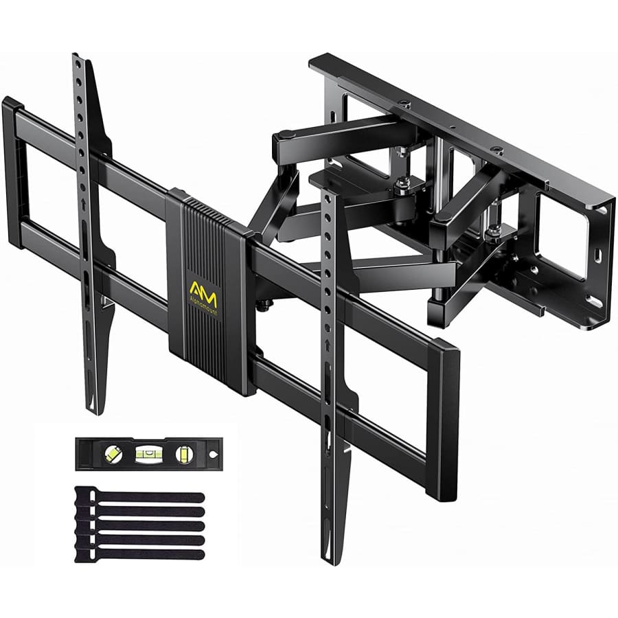 AM Alphamount Full Motion TV Wall Mount for Most 37-75" TVs for $30 AM Alphamount Full Motion TV Wall Mount for Most 37-75" TVs for $30
