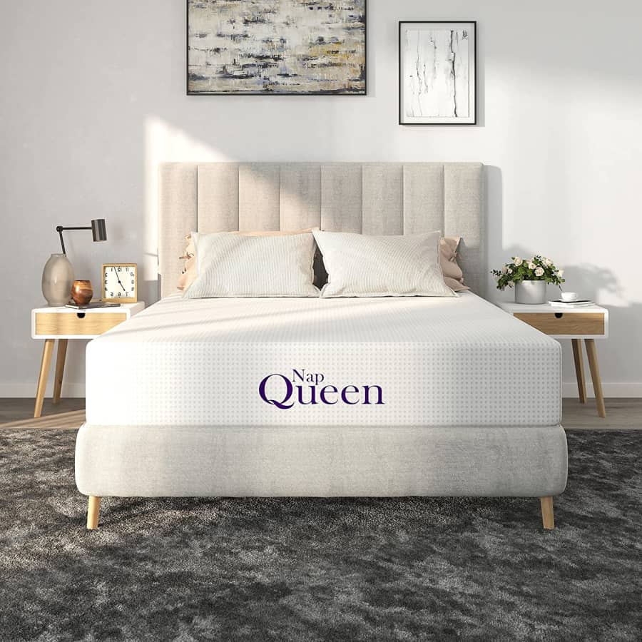 NapQueen 14" Bamboo Charcoal Memory Foam Queen Mattress for $348