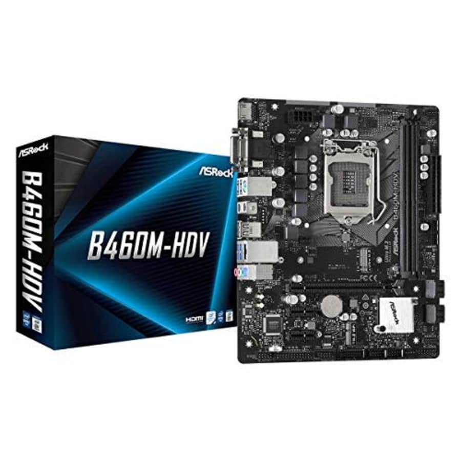 ASROCK B460M-HDV Supports 10th Gen Intel Core Processors (Socket 1200) Motherboard for $189