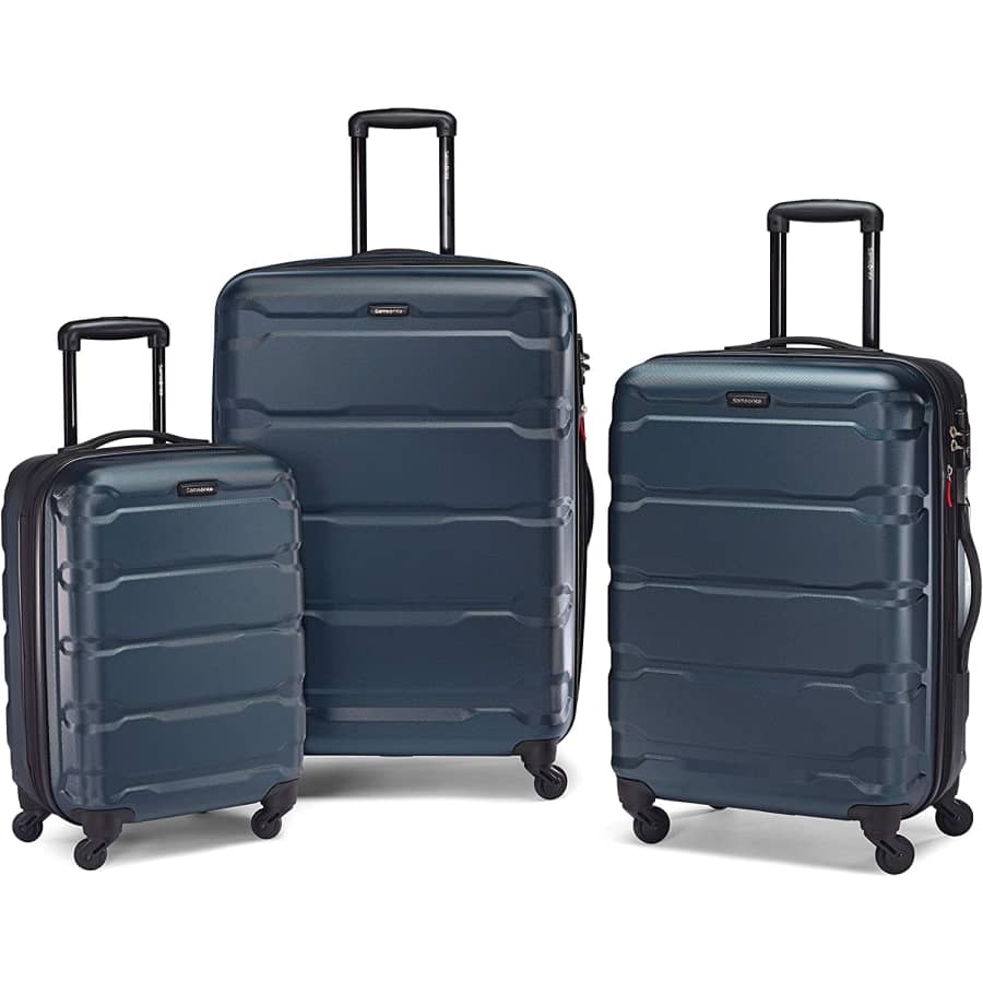 Samsonite Omni PC 3-Piece Hardside Spinner Luggage Set for $310
