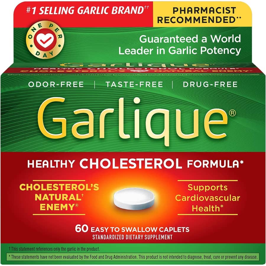 Garlique 60-Count Garlic Extract Supplement for $8.89 via Sub & Save Garlique 60-Count Garlic Extract Supplement for $8.89 via Sub & Save
