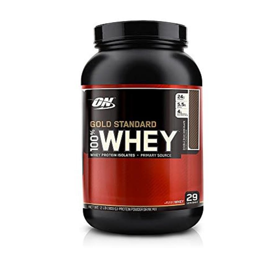 Optimum Nutrition 100 Whey Protein Gold Standard Double Rich Chocolate 2 lb(s). for $32