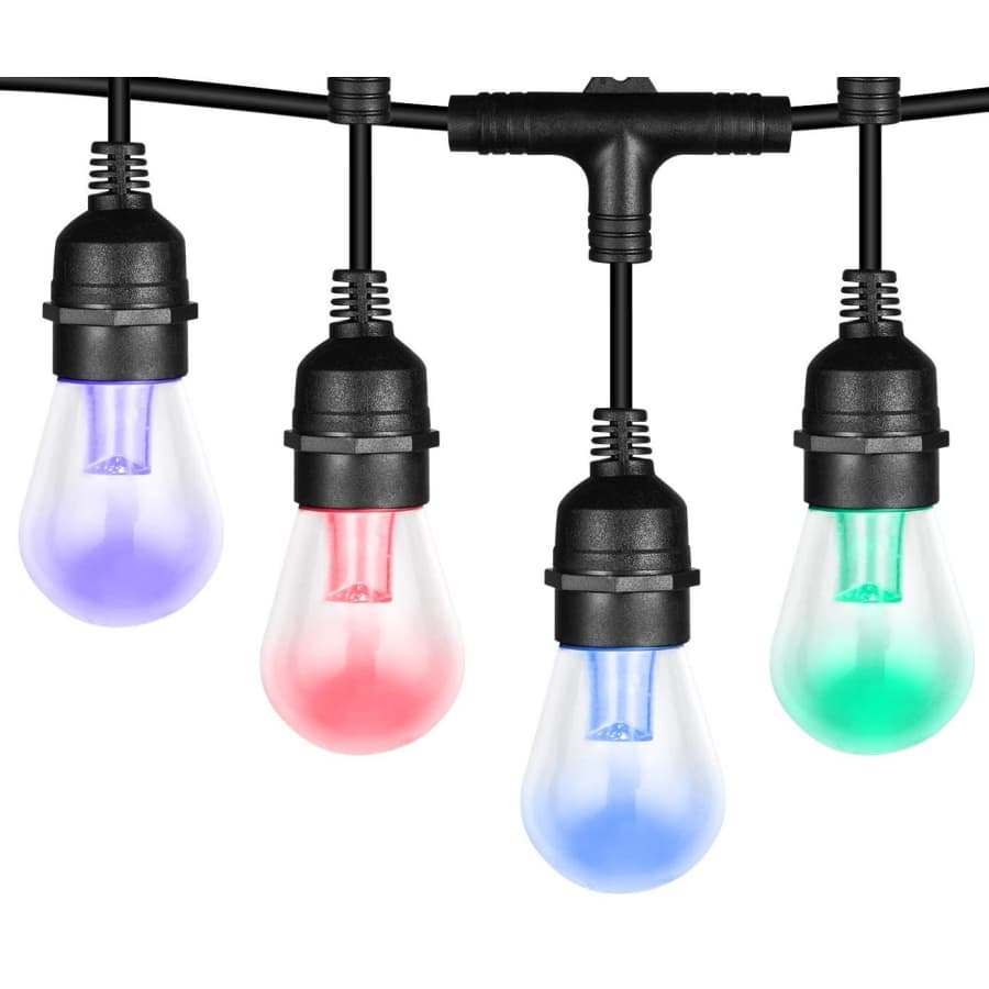 Xmcosy+ 49-Foot Multicolor Outdoor LED String Lights for $70