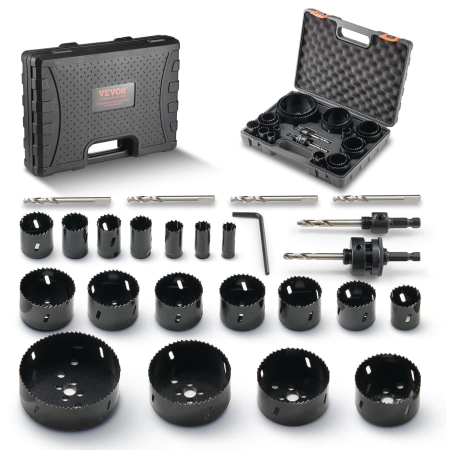 Vevor 18-Piece Hole Saw Kit for $16 Vevor 18-Piece Hole Saw Kit for $16