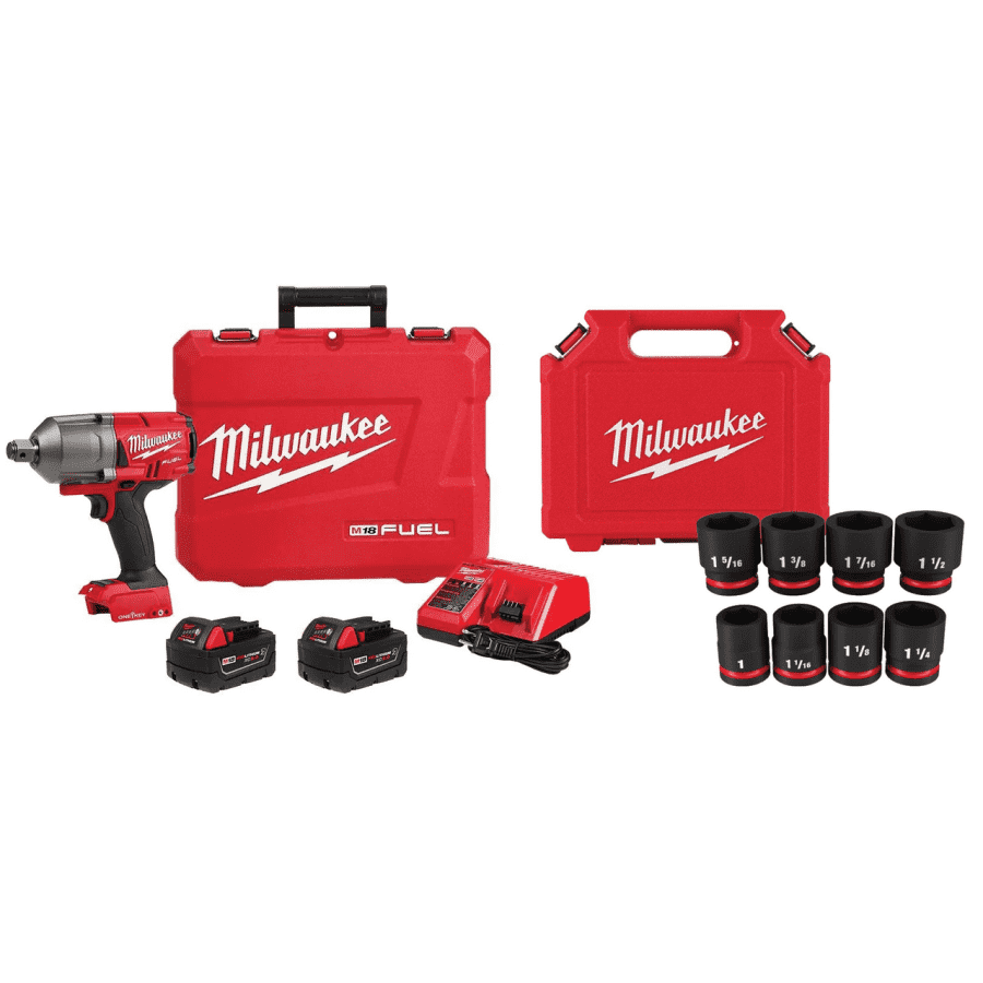Milwaukee M18 One-Key High Torque Impact Wrench Kit w/ 8-Piece Socket Set for $599
