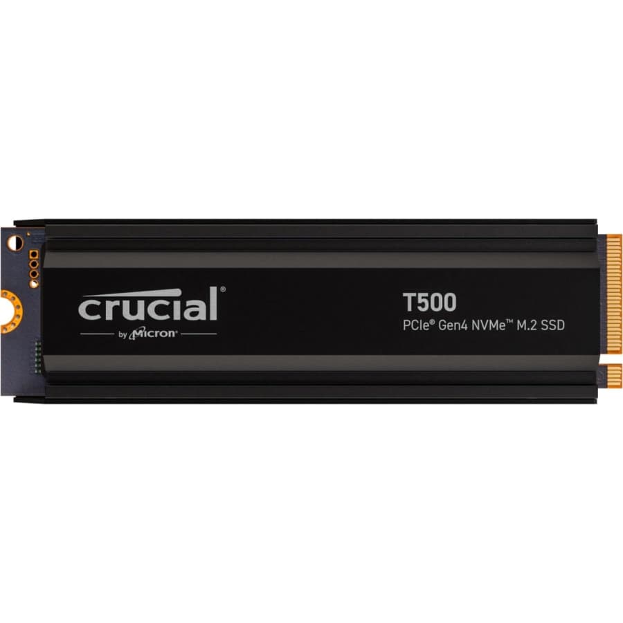 Crucial T500 2TB Gen4 NVMe M.2 Internal Gaming SSD w/ Heatsink for $145 Crucial T500 2TB Gen4 NVMe M.2 Internal Gaming SSD w/ Heatsink for $145