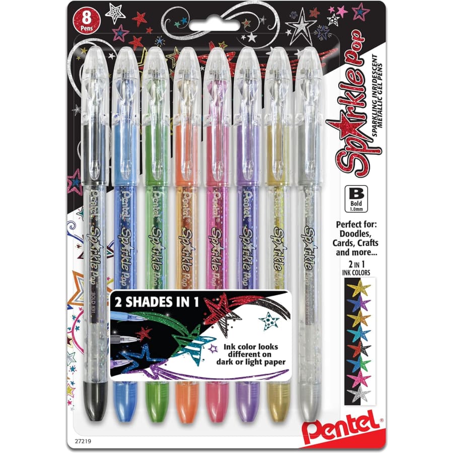 Pentel Sparkle Pop Metallic Gel Pen 8-Pack for $9.98 via Sub & Save Pentel Sparkle Pop Metallic Gel Pen 8-Pack for $9.98 via Sub & Save