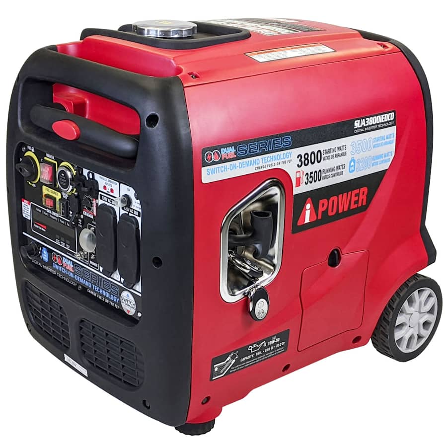 A-iPower 3,500W Dual Fuel Enclosed Digital Inverter Generator for $749 for members