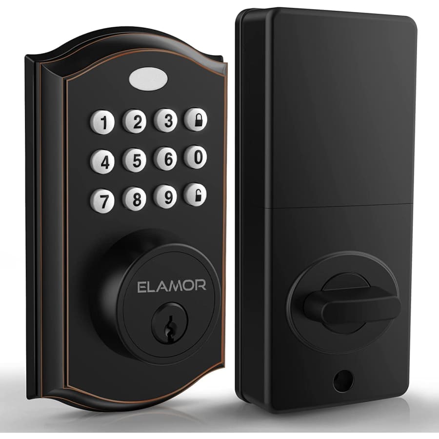 Elamor Keyless Entry Electronic Keypad Deadbolt for $40