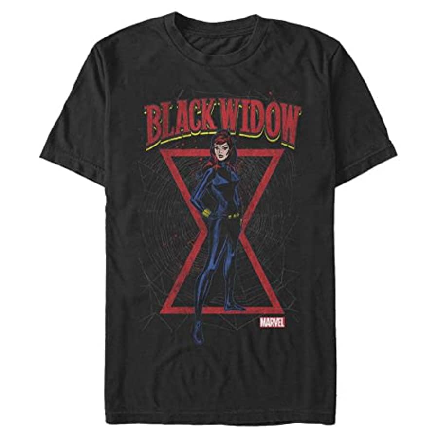 Marvel Big & Tall Classic Black Web Men's Tops Short Sleeve Tee Shirt, 5X-Large for $7 Marvel Big & Tall Classic Black Web Men's Tops Short Sleeve Tee Shirt, 5X-Large for $7