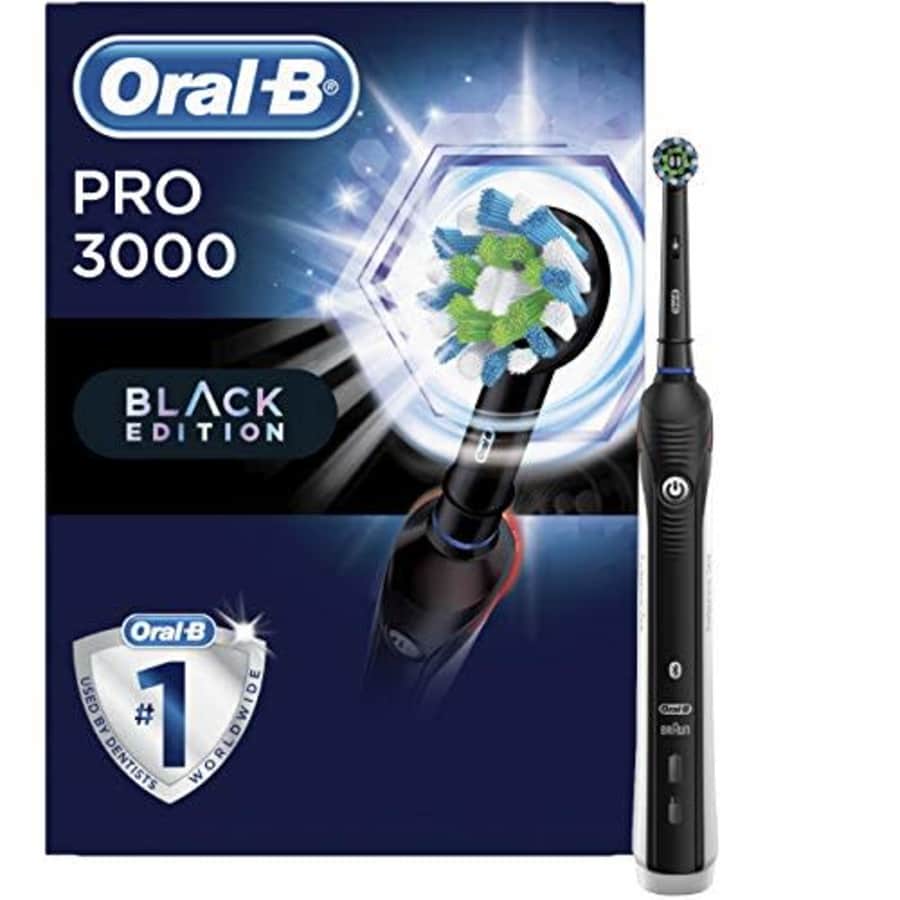Oral-B 3000 Smartseries Electric Toothbrush with Bluetooth Connectivity, Black Edition, Powered by for $80 Oral-B 3000 Smartseries Electric Toothbrush with Bluetooth Connectivity, Black Edition, Powered by for $80