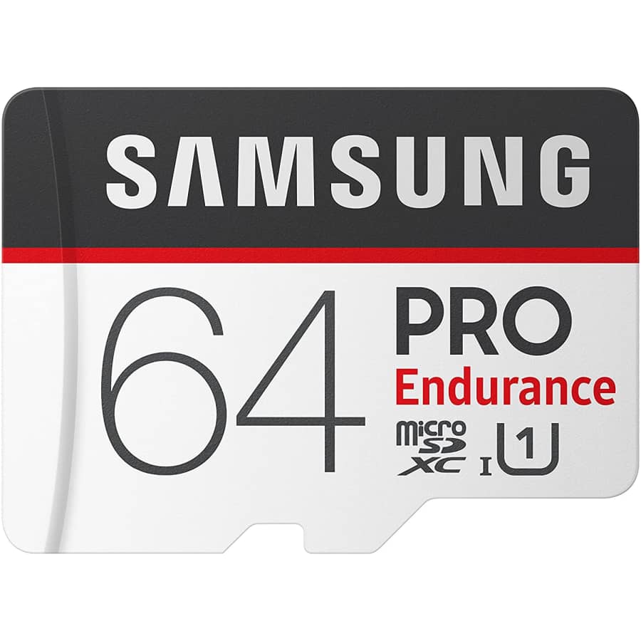 Samsung Pro Endurance 64GB UHS-I micro SD Card for $29 Samsung Pro Endurance 64GB UHS-I micro SD Card for $29