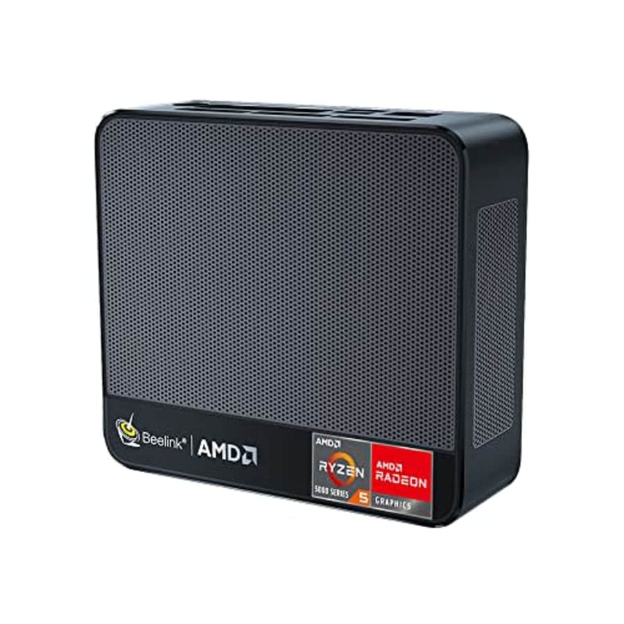 Beelink SER5 Mini PC, Mini Computers with AMD Ryzen 5 5500U, 6C/12T, 16G DDR4+500GB NVMe M.2 2280 for $249