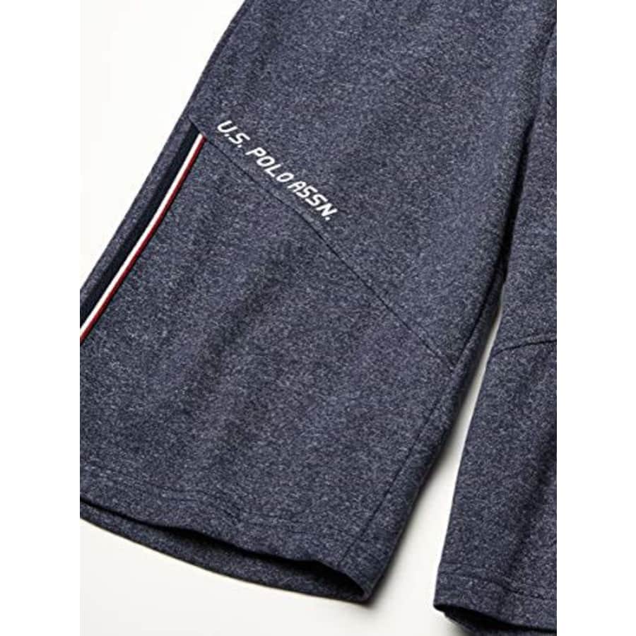 U.S. Polo Assn. US Polo Assn Boys' Shorts, Marled Marled Navy, 10/12 for $14