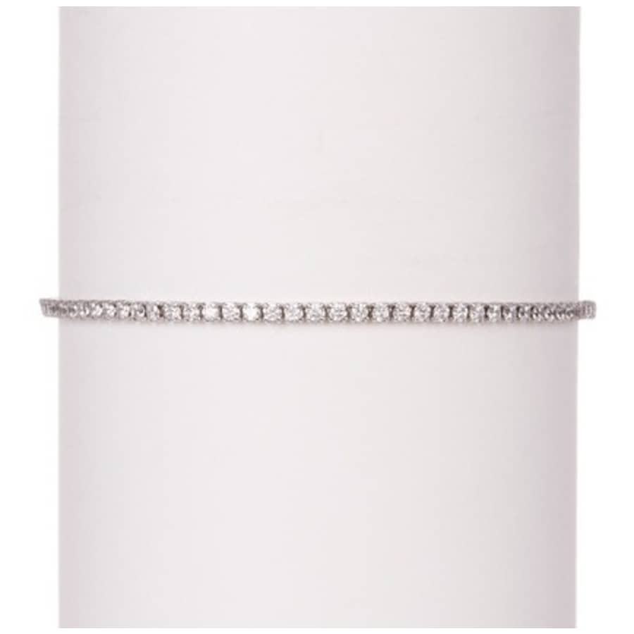 Savvy Cie CZ Pull Tennis Bracelet in Sterling Silver for $33 Savvy Cie CZ Pull Tennis Bracelet in Sterling Silver for $33