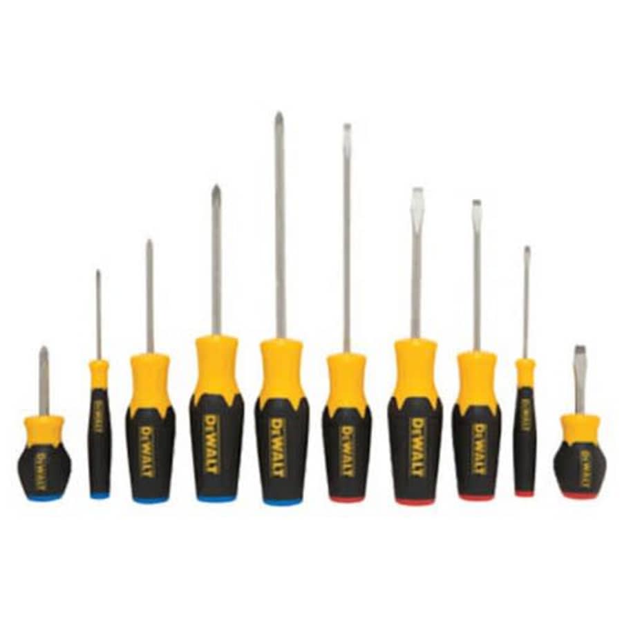 DEWALT Screwdriver Set, 10 Piece (DWHT62513) for $35