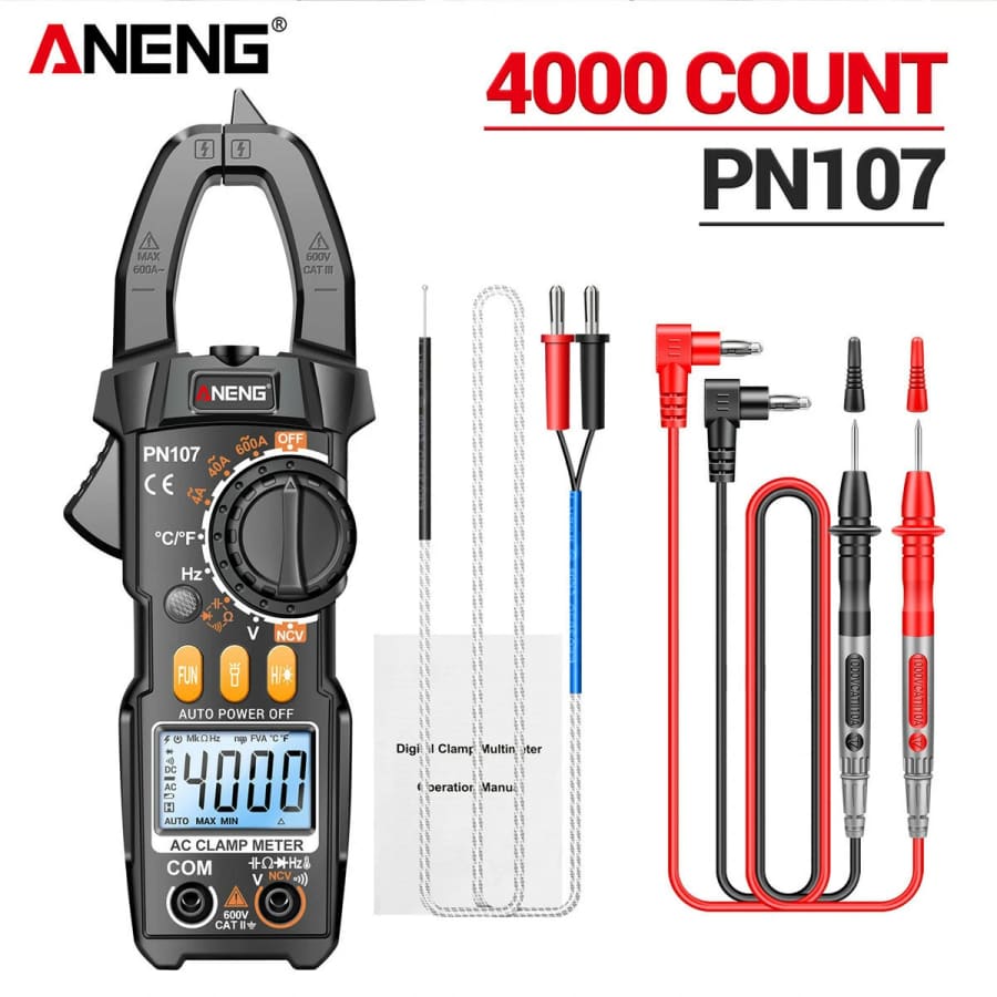 Anebg PN107 Multifunctional Clamp Meter for $9