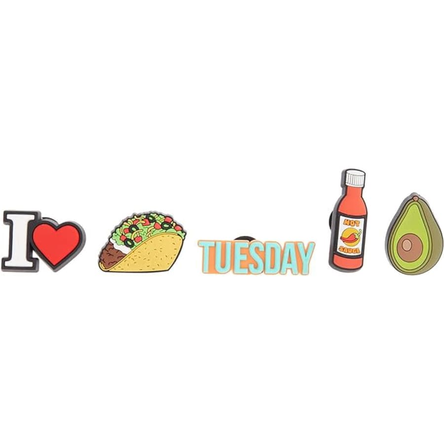 Crocs Jibbitz Taco Tuesday Shoe Charms for $5 Crocs Jibbitz Taco Tuesday Shoe Charms for $5