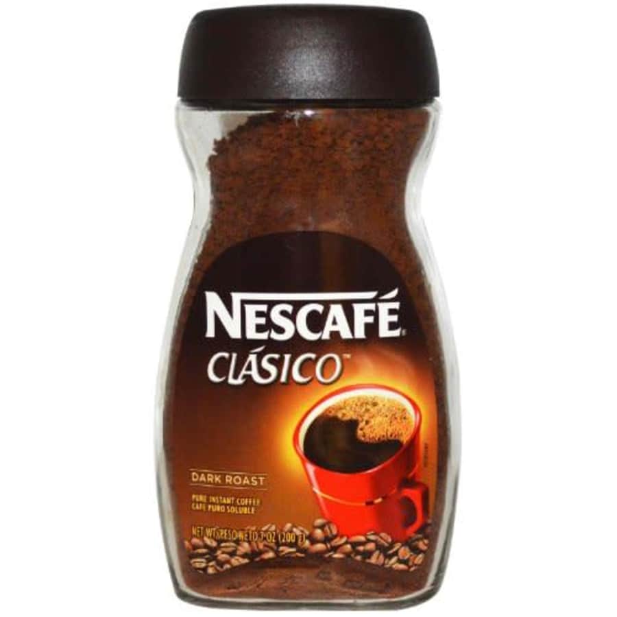 NESCAFE CLASICO Dark Roast Instant Coffee 7 Ounce ( Packaging May Vary) for $7 NESCAFE CLASICO Dark Roast Instant Coffee 7 Ounce ( Packaging May Vary) for $7