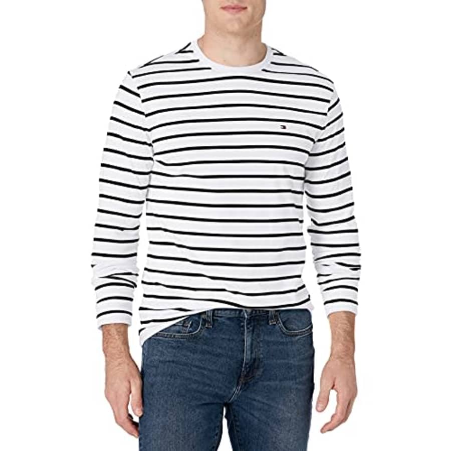 Tommy Hilfiger mens Tommy Hilfiger Men's Long Sleeve Graphic T-shirt T Shirt, Bright White, X-Large for $21 Tommy Hilfiger mens Tommy Hilfiger Men's Long Sleeve Graphic T-shirt T Shirt, Bright White, X-Large for $21