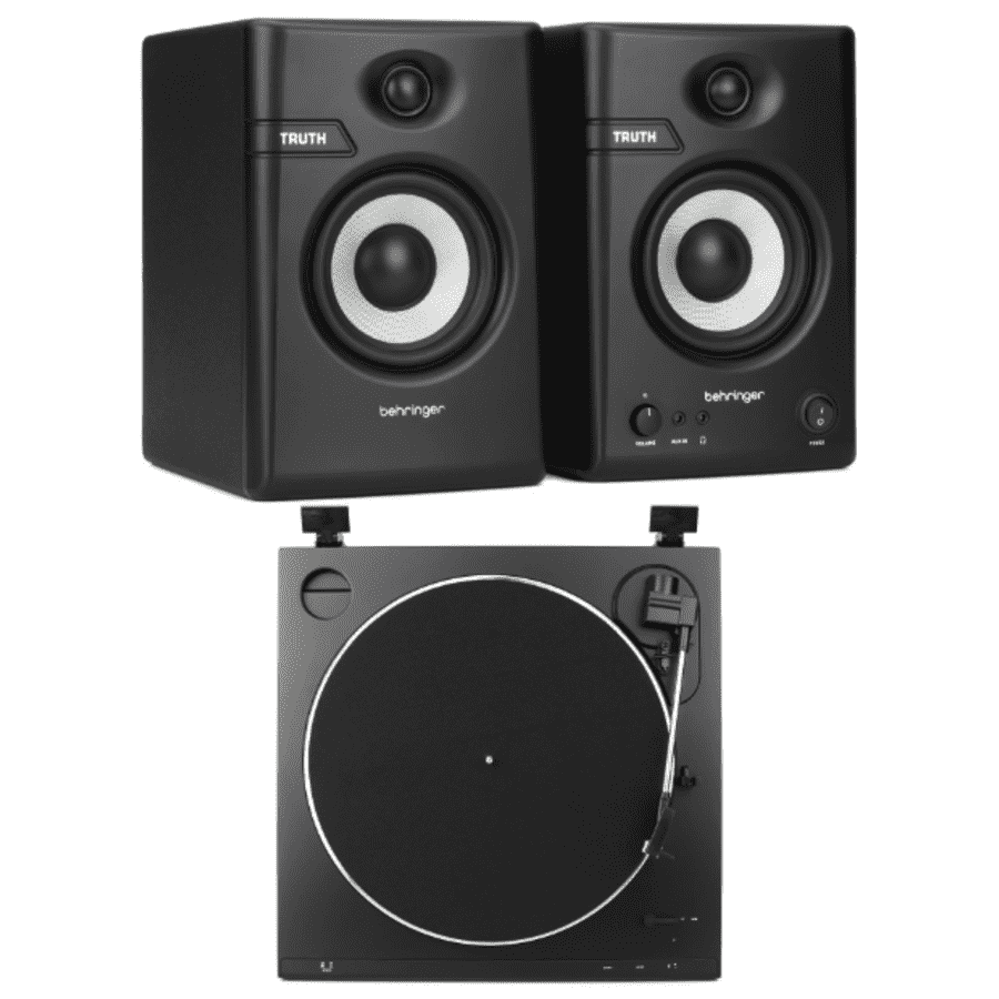 Audio-Technica Wireless Belt-Drive Turntable with Bluetooth and 4.5" Monitors for $349