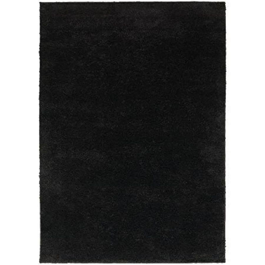 Ottomanson Soft Cozy Color Solid Shag Area Rug Contemporary Living and Bedroom Soft Shag Area Rug, for $63