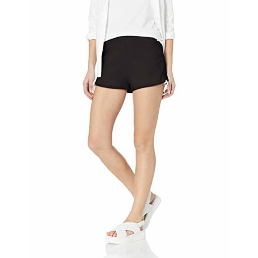 Volcom Women's Lived In Lounge Fleece Sweat Shorts, black, 20 for $11