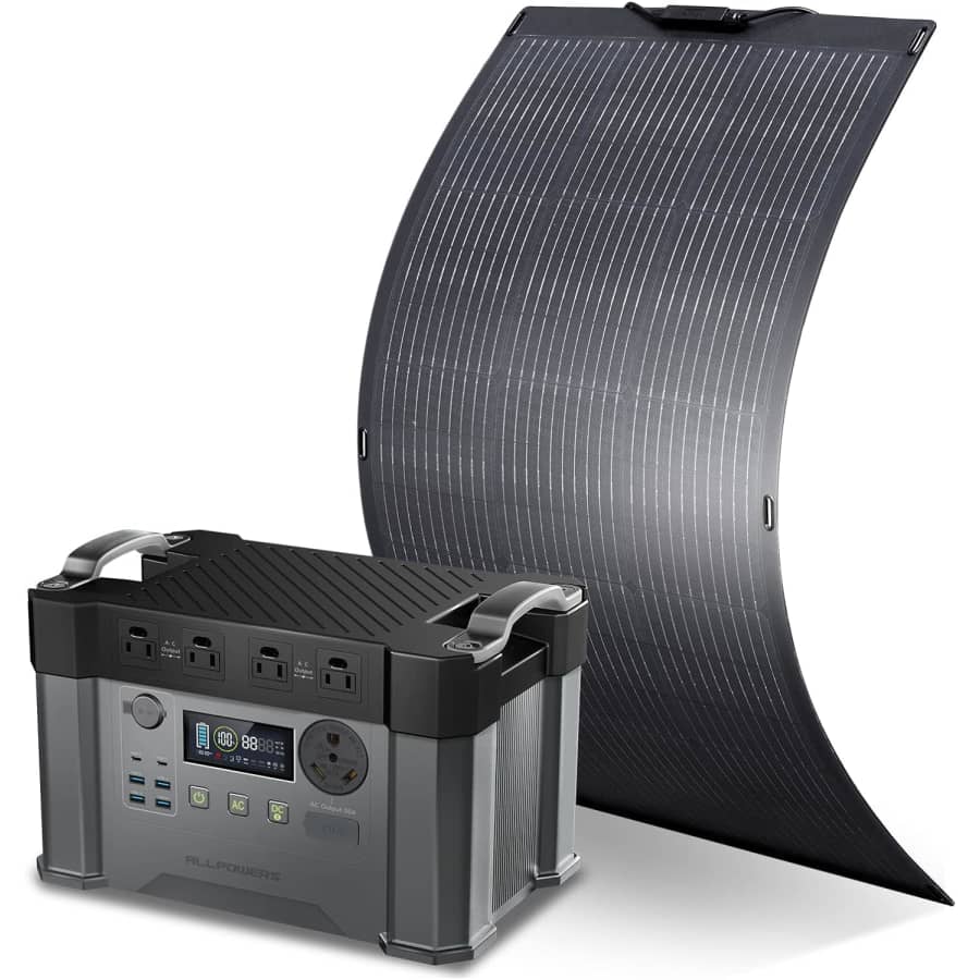 AllPowers S2000 Pro Portable Power Station w/ Solar Panels for $1,499 AllPowers S2000 Pro Portable Power Station w/ Solar Panels for $1,499