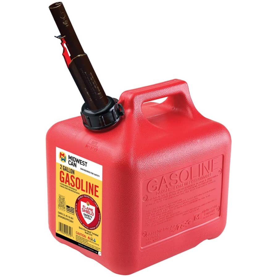 Midwest 2-Gallon Gasoline Container for $18