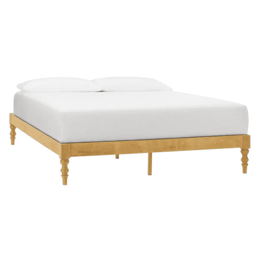 StyleWell Aberwell Solid Wood Queen Platform Bed for $137