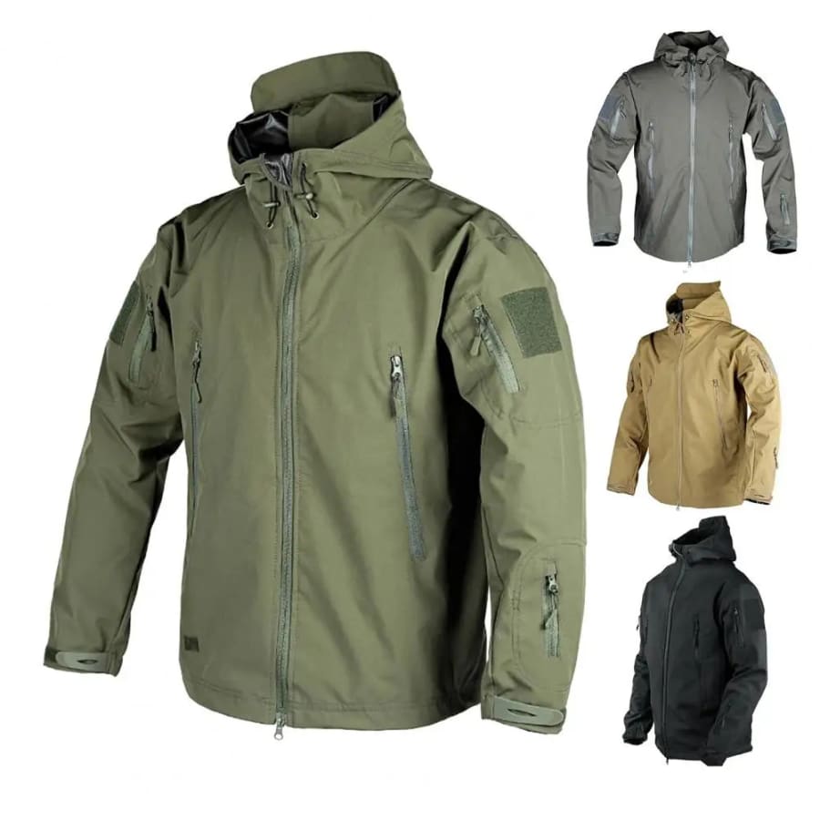 Men's Soft Shell Waterproof Windbreaker Jacket for $9 Men's Soft Shell Waterproof Windbreaker Jacket for $9