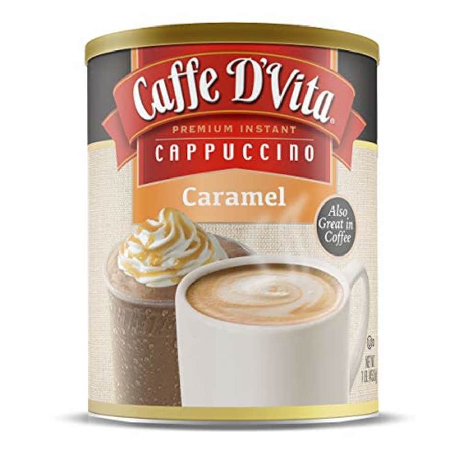 Caffe D'Vita Caramel Cappuccino 1 lb can (16 oz) for $6