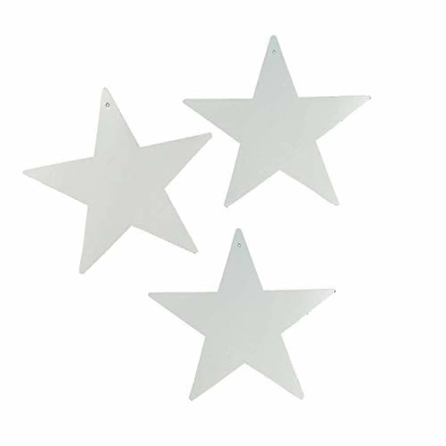 Fun Express Silver Cardboard Stars - Party Decor - Wall Decor - Cutouts - VBS Vacation Bible School for $12