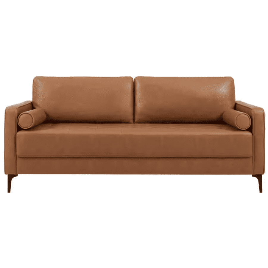 StyleWell Goodwin Mid-Century Modern Sofa w/ Throw Pillows: $349
