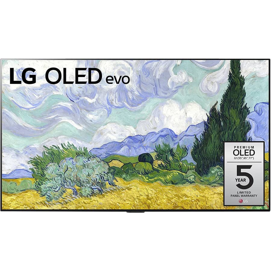 LG G1 Series OLED55G1PUA 55" 4K HDR 120Hz OLED Smart TV for $1,000 LG G1 Series OLED55G1PUA 55" 4K HDR 120Hz OLED Smart TV for $1,000