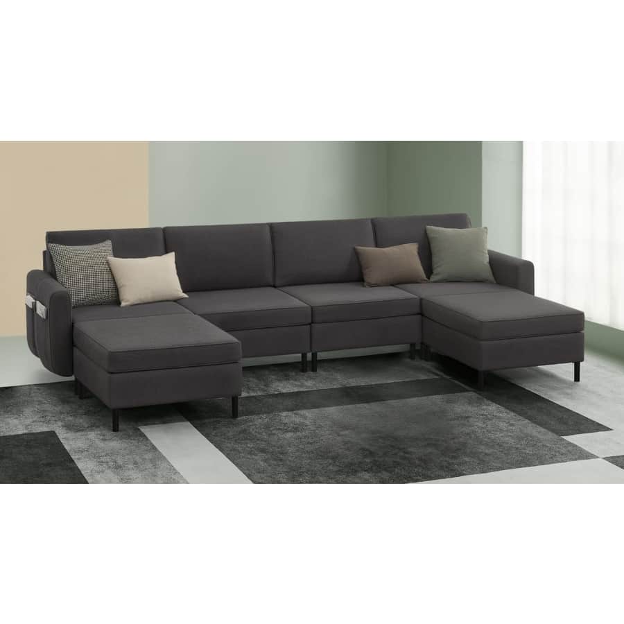 Songmics Home 6-Seat Modular Sectional Sofa for $600