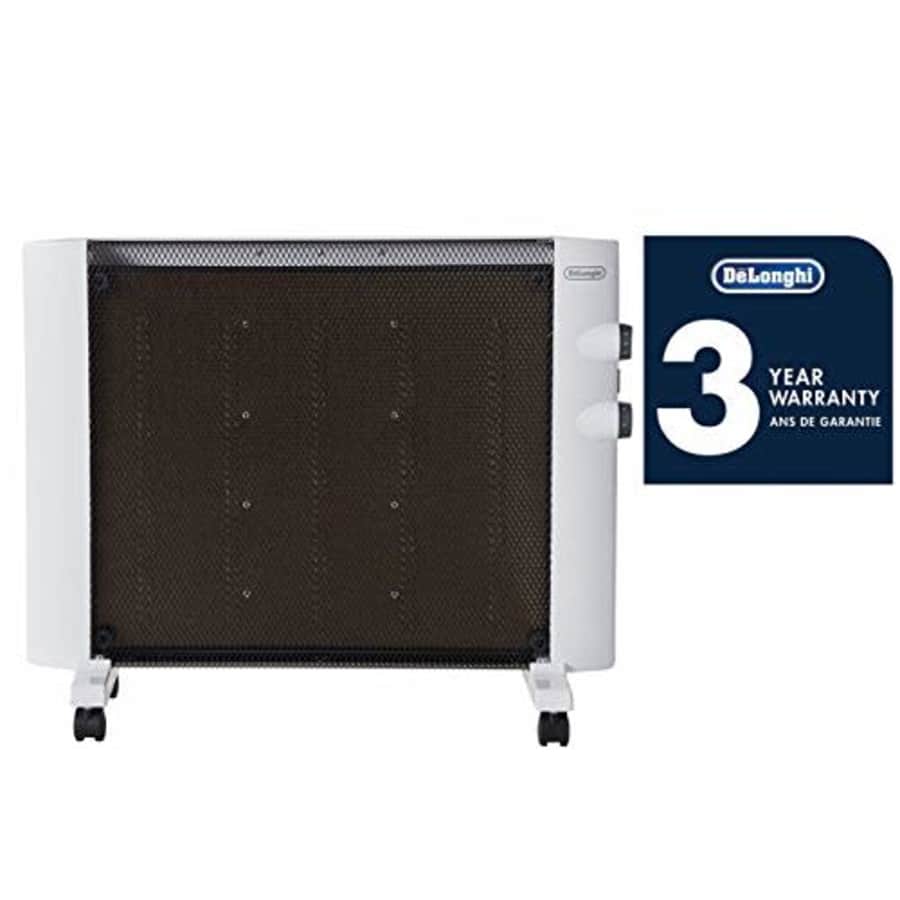 DeLonghi De'Longhi Mica Panel Heater, Rooms up to 250 sq. ft, White for $120 DeLonghi De'Longhi Mica Panel Heater, Rooms up to 250 sq. ft, White for $120