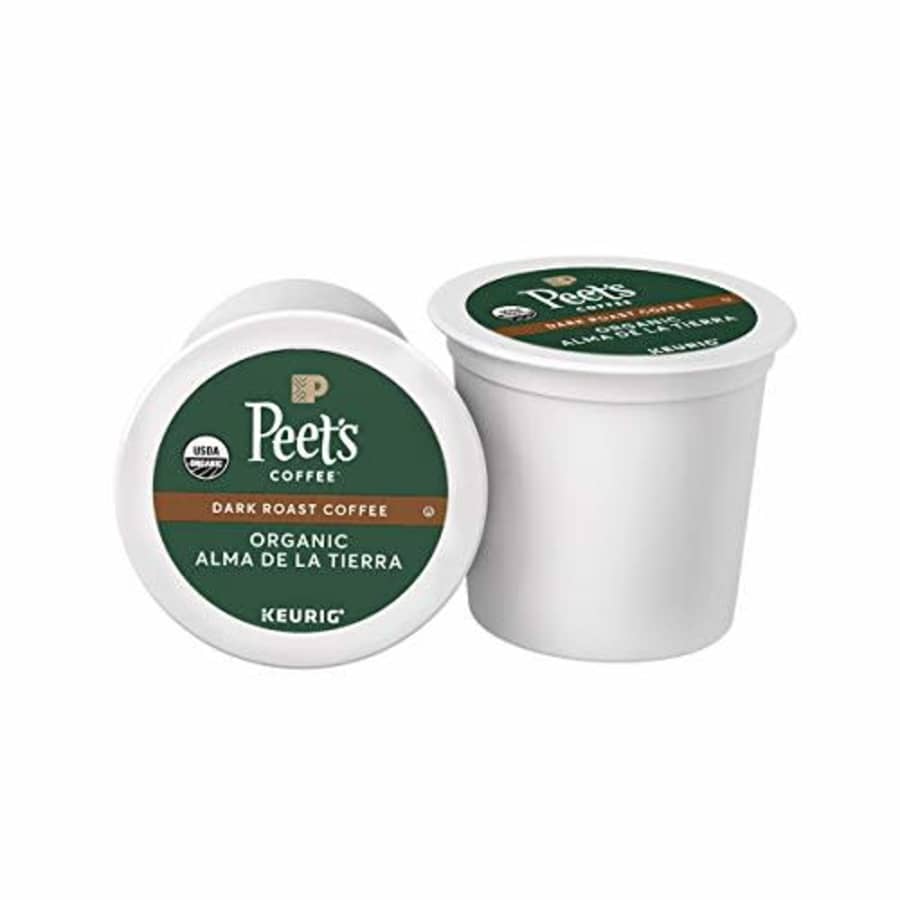 Peet's Coffee Organic Alma De La Tierra, Dark Roast, 16 Count Single Serve K-Cup Coffee Pods for for $20 Peet's Coffee Organic Alma De La Tierra, Dark Roast, 16 Count Single Serve K-Cup Coffee Pods for for $20