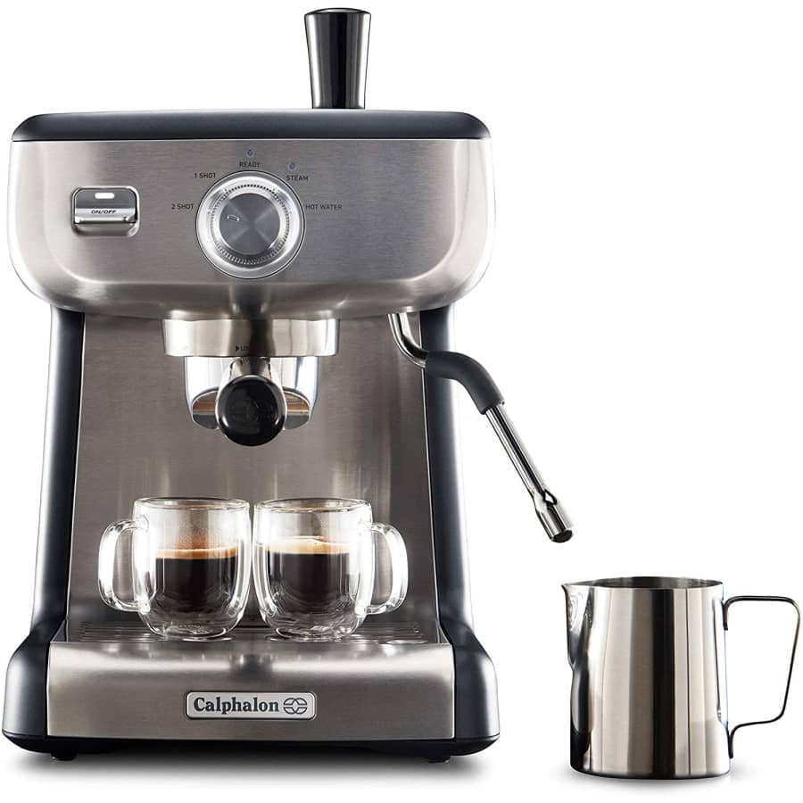 Calphalon Temp iQ 15-Bar Stainless Steel Espresso Machine w/ Steam Wand for $350 Calphalon Temp iQ 15-Bar Stainless Steel Espresso Machine w/ Steam Wand for $350