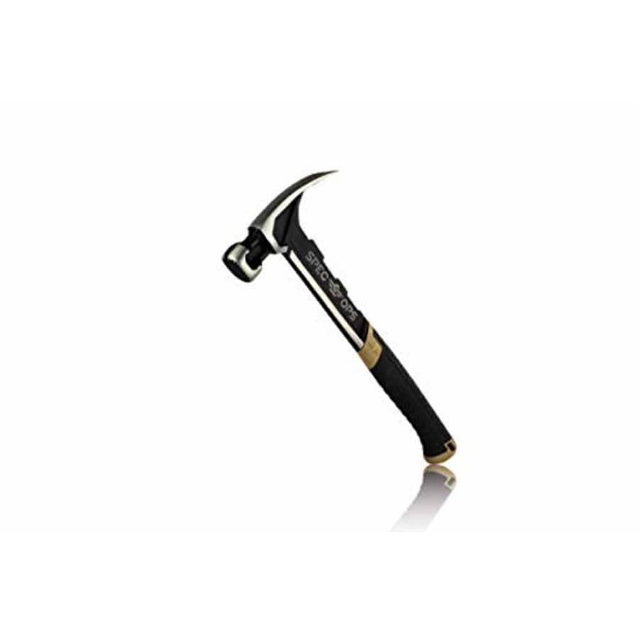Spec Ops - SPEC-M22CF Tools Framing Hammer, 22 oz, Rip Claw, Milled Face, Shock-Absorbing Grip, 3% for $19 Spec Ops - SPEC-M22CF Tools Framing Hammer, 22 oz, Rip Claw, Milled Face, Shock-Absorbing Grip, 3% for $19
