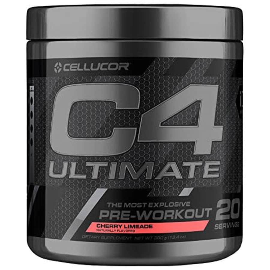 Cellucor C4 Ultimate Pre Workout Powder Cherry Limeade | Sugar Free Preworkout Energy Supplement for Men & for $40 Cellucor C4 Ultimate Pre Workout Powder Cherry Limeade | Sugar Free Preworkout Energy Supplement for Men & for $40