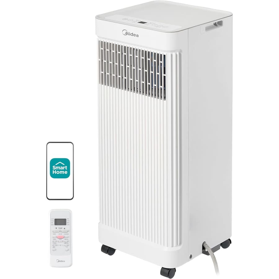Midea 8,500-BTU Portable Air Conditioner with Smart Control for $208