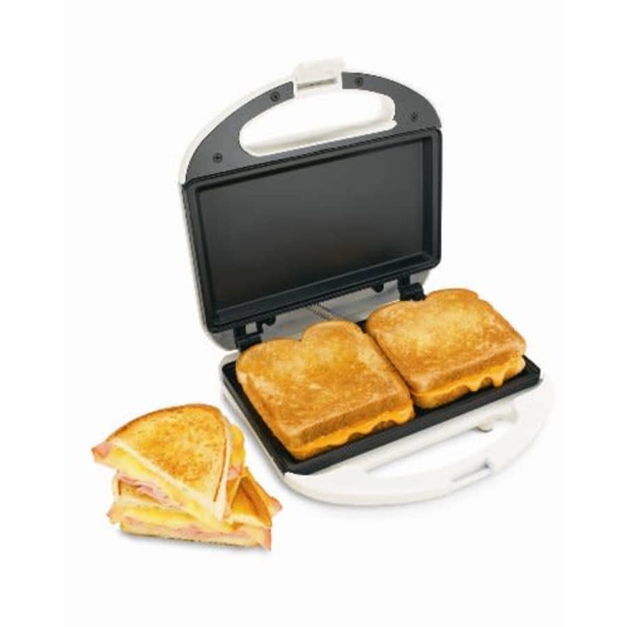 Hamilton Beach Proctor-Silex Sandwich Maker white for $20