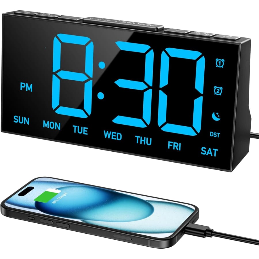Goloza Digital Alarm Clock for $10