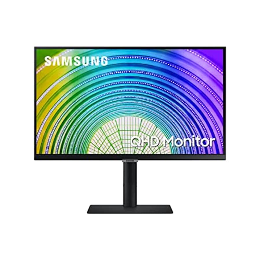 SAMSUNG S60UA Series 24-Inch WQHD (2560x1440) Computer Monitor, 75Hz, IPS Panel, USB-C, HDR10 (1 for $325